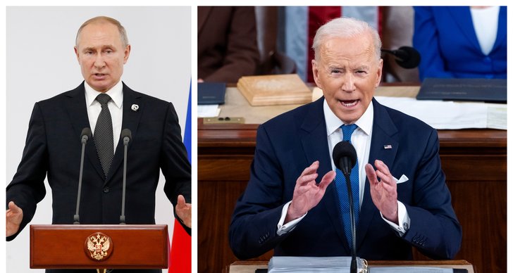Kriget i Ukraina, TT, Vladimir Putin, Joe Biden